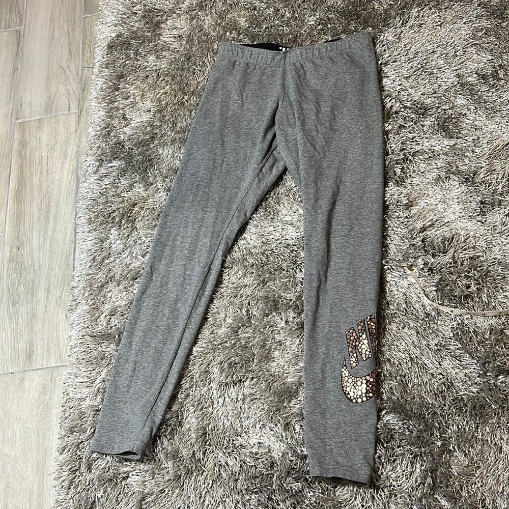 Nike Gold foil leggings